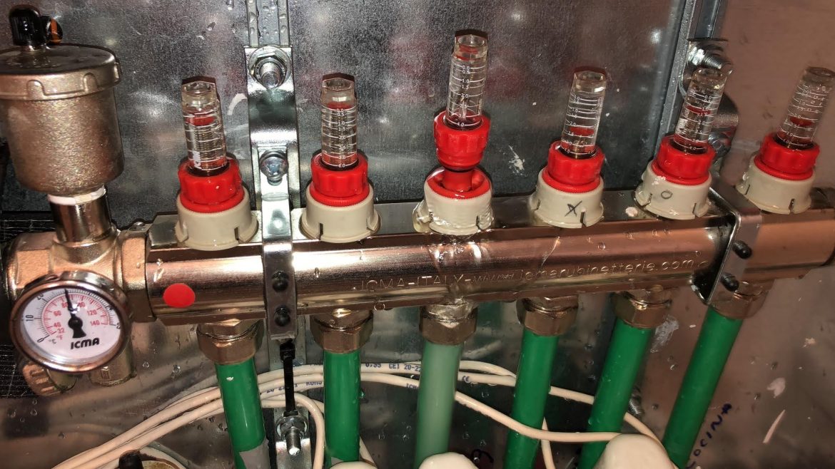 colectores de suelo radiante